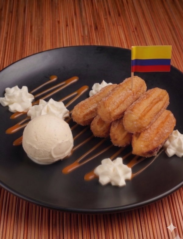 Churros con Helado